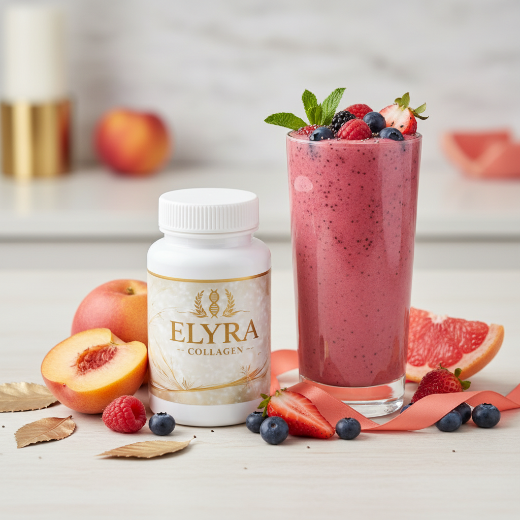 Elyra con smoothie